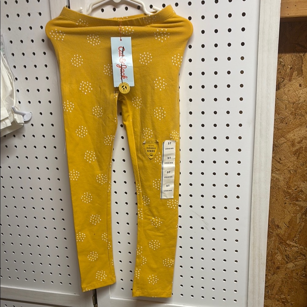 97. Yellow Kids Leggings